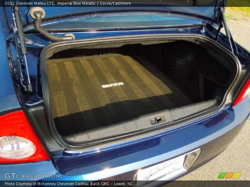 Imperial Blue Metallic / Cocoa/Cashmere 2012 Chevrolet Malibu LTZ