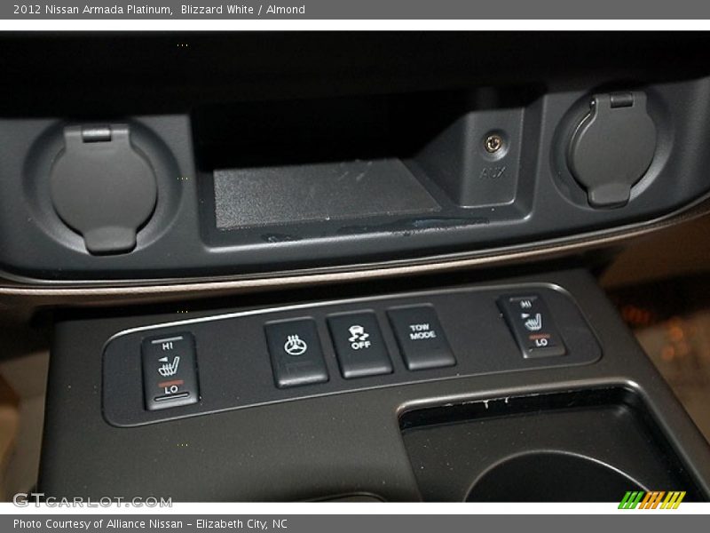Blizzard White / Almond 2012 Nissan Armada Platinum