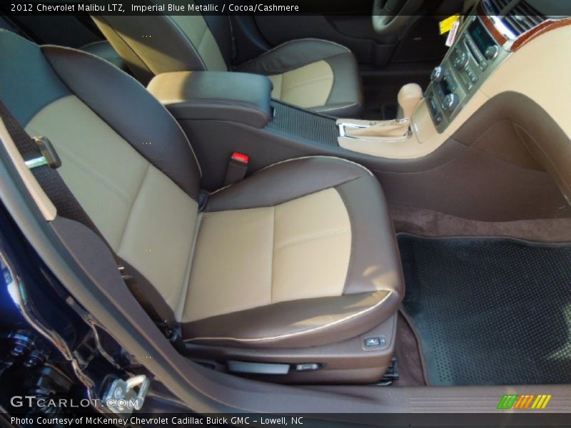 Imperial Blue Metallic / Cocoa/Cashmere 2012 Chevrolet Malibu LTZ