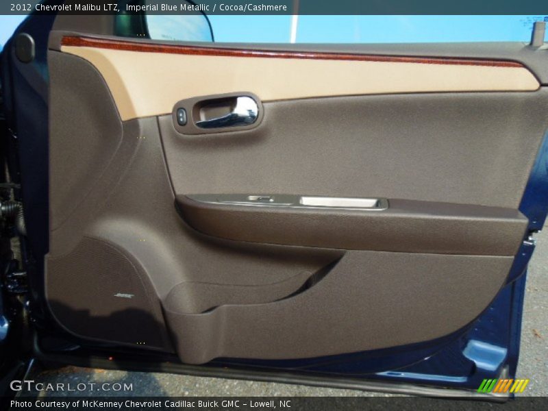 Imperial Blue Metallic / Cocoa/Cashmere 2012 Chevrolet Malibu LTZ