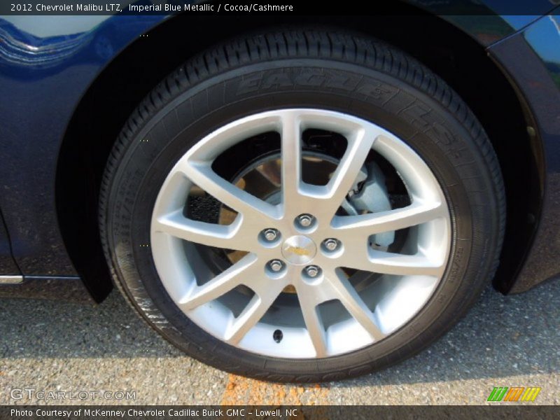 Imperial Blue Metallic / Cocoa/Cashmere 2012 Chevrolet Malibu LTZ