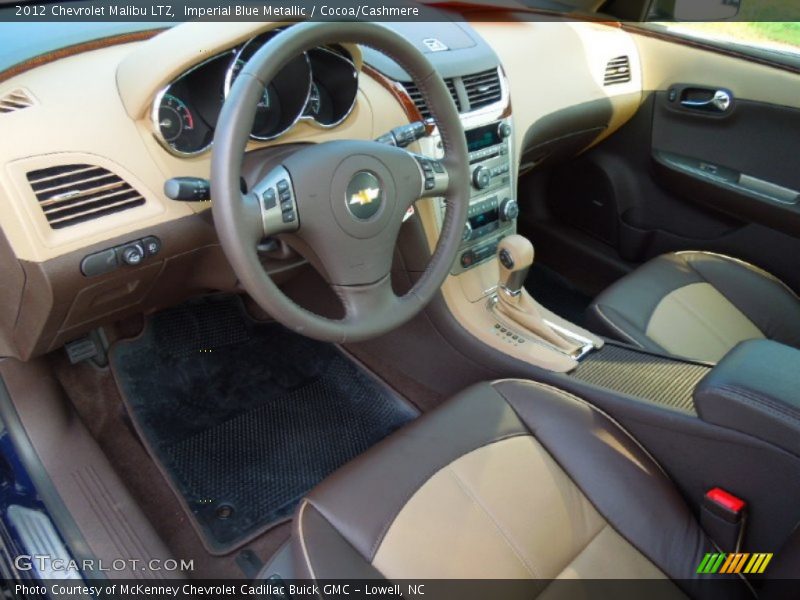 Imperial Blue Metallic / Cocoa/Cashmere 2012 Chevrolet Malibu LTZ