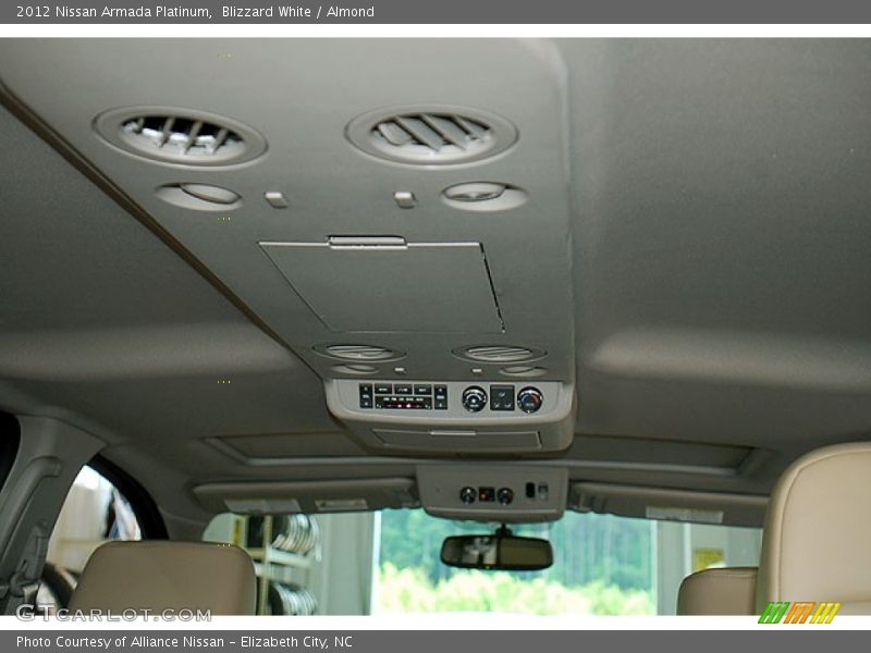 Blizzard White / Almond 2012 Nissan Armada Platinum