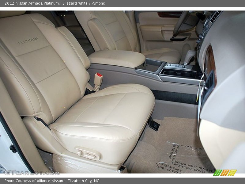 Blizzard White / Almond 2012 Nissan Armada Platinum