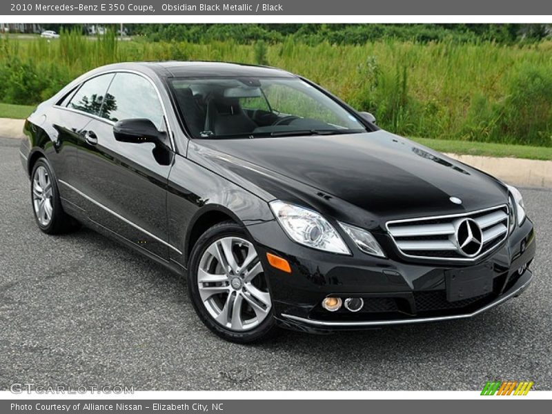 Front 3/4 View of 2010 E 350 Coupe