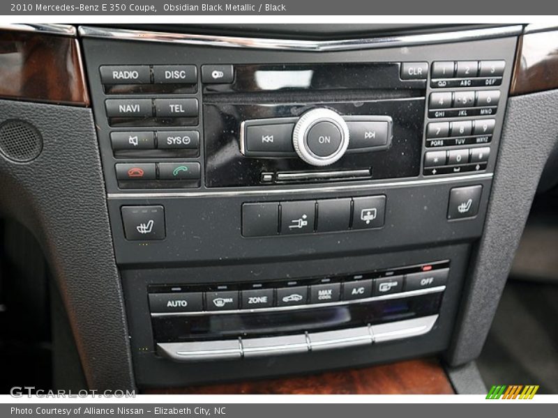 Controls of 2010 E 350 Coupe