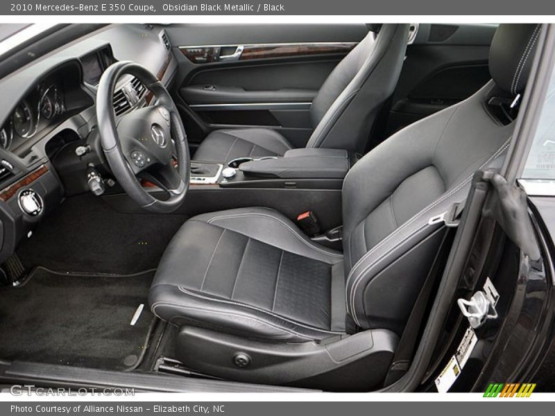 Front Seat of 2010 E 350 Coupe