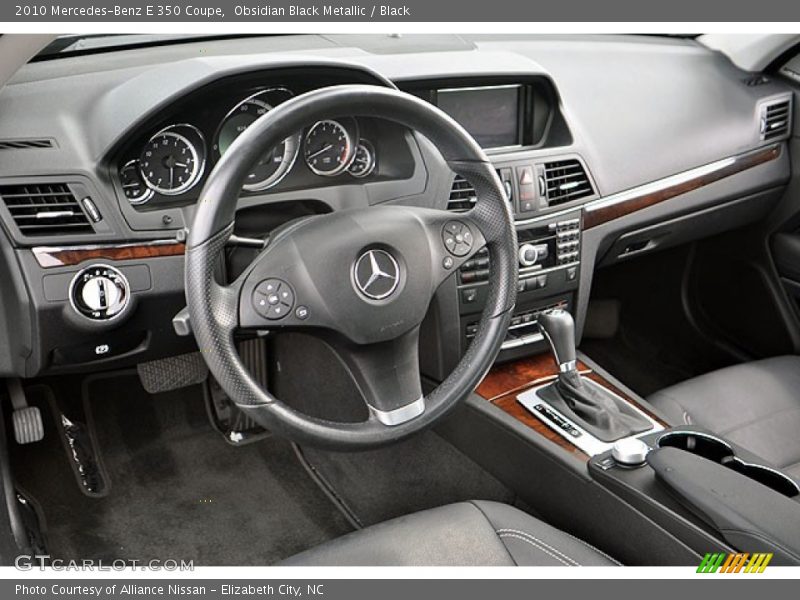 Black Interior - 2010 E 350 Coupe 