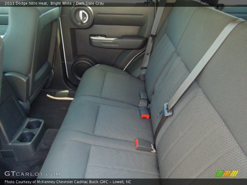 Bright White / Dark Slate Gray 2011 Dodge Nitro Heat