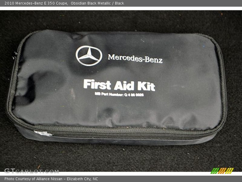 Tool Kit of 2010 E 350 Coupe
