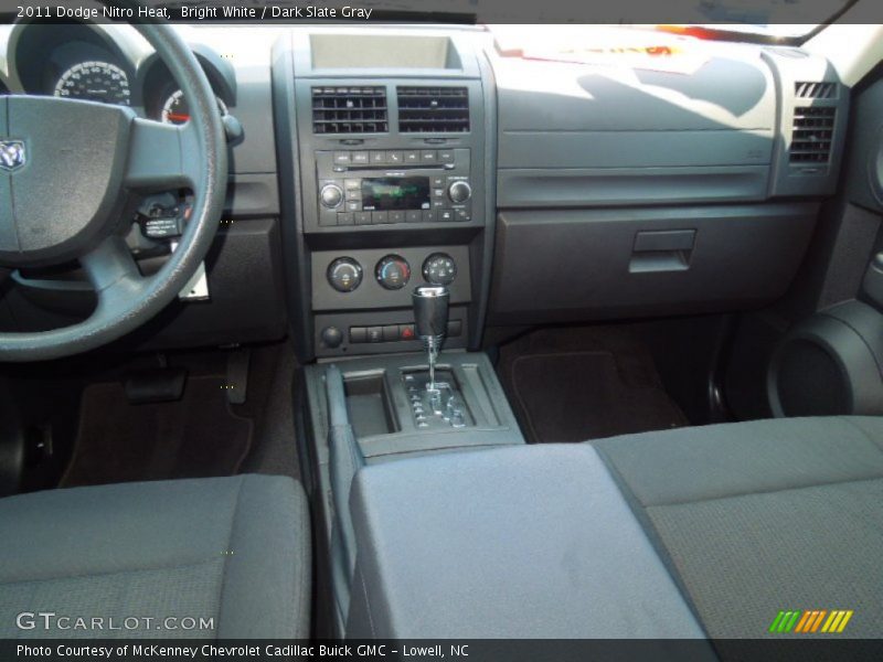 Bright White / Dark Slate Gray 2011 Dodge Nitro Heat
