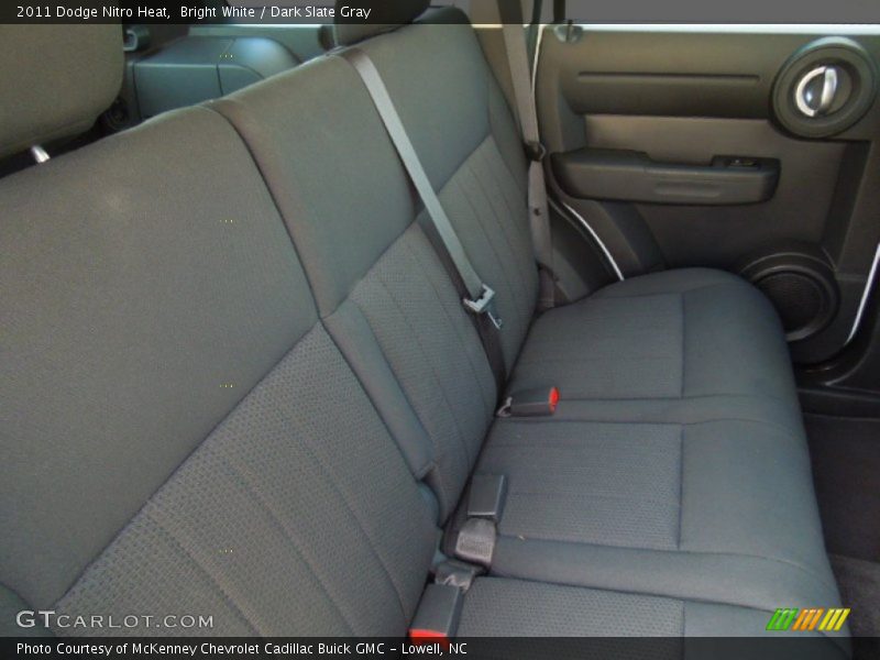 Bright White / Dark Slate Gray 2011 Dodge Nitro Heat