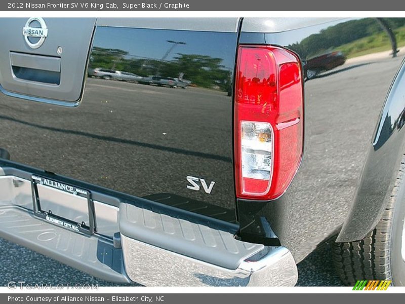Super Black / Graphite 2012 Nissan Frontier SV V6 King Cab