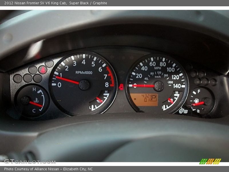 Super Black / Graphite 2012 Nissan Frontier SV V6 King Cab