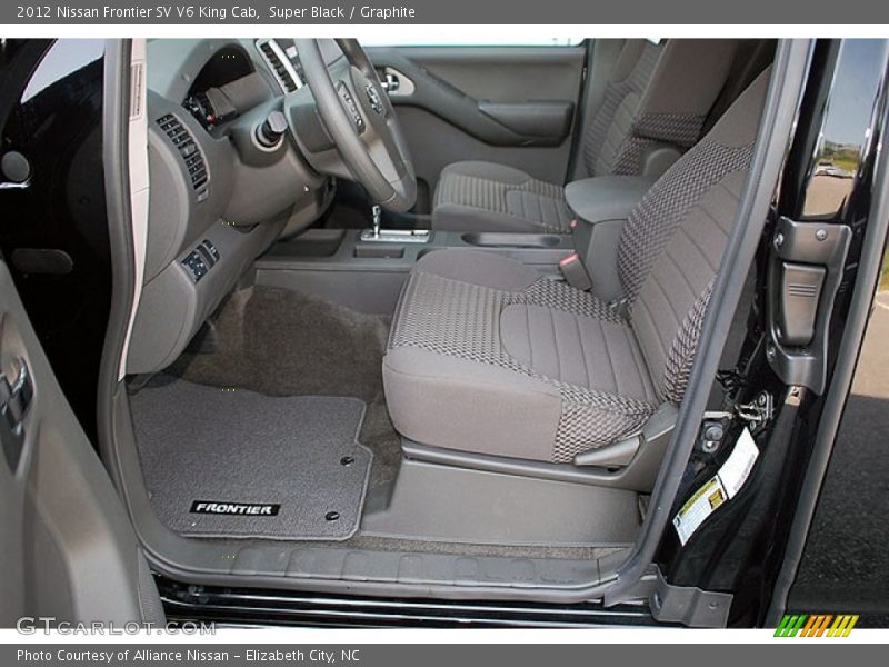Super Black / Graphite 2012 Nissan Frontier SV V6 King Cab
