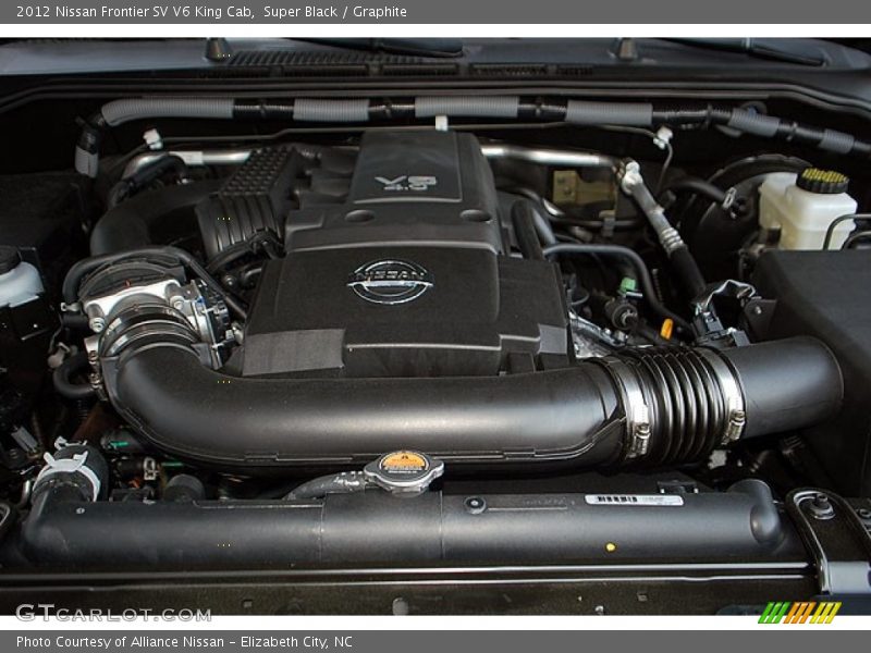Super Black / Graphite 2012 Nissan Frontier SV V6 King Cab
