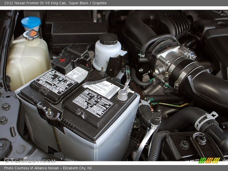 Super Black / Graphite 2012 Nissan Frontier SV V6 King Cab