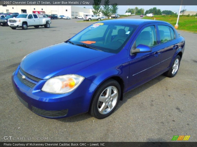 Laser Blue Metallic / Gray 2007 Chevrolet Cobalt LT Sedan
