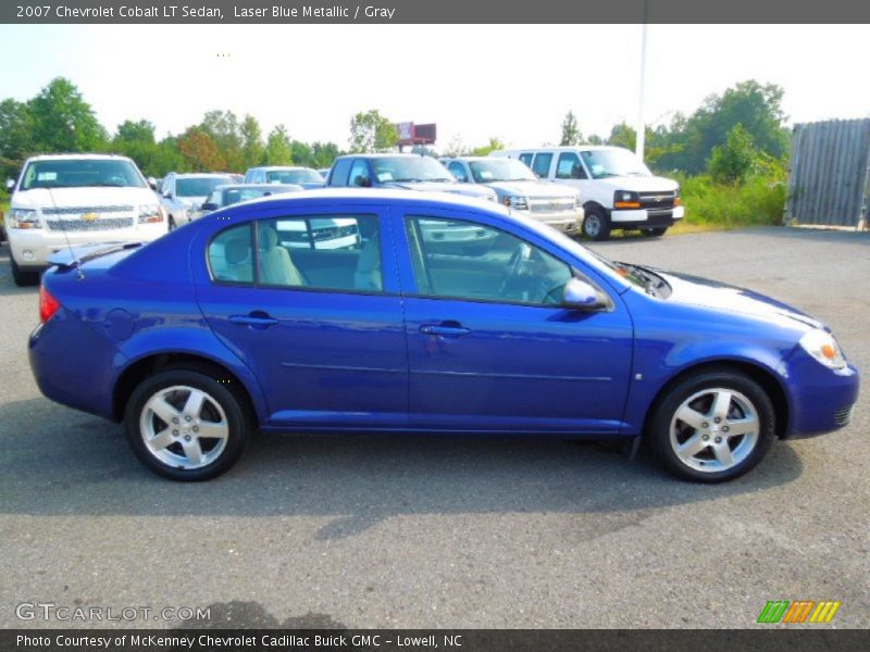 Laser Blue Metallic / Gray 2007 Chevrolet Cobalt LT Sedan