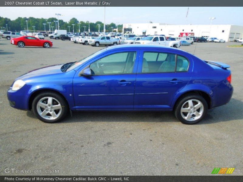 Laser Blue Metallic / Gray 2007 Chevrolet Cobalt LT Sedan