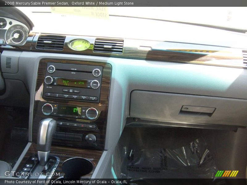Oxford White / Medium Light Stone 2008 Mercury Sable Premier Sedan