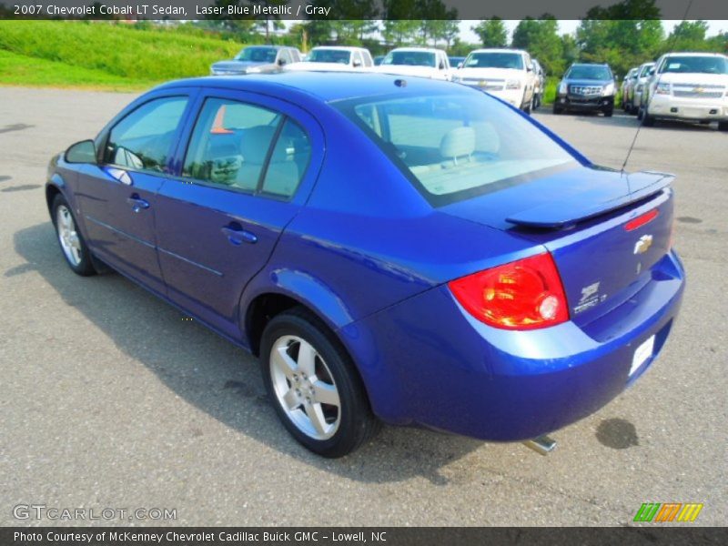 Laser Blue Metallic / Gray 2007 Chevrolet Cobalt LT Sedan