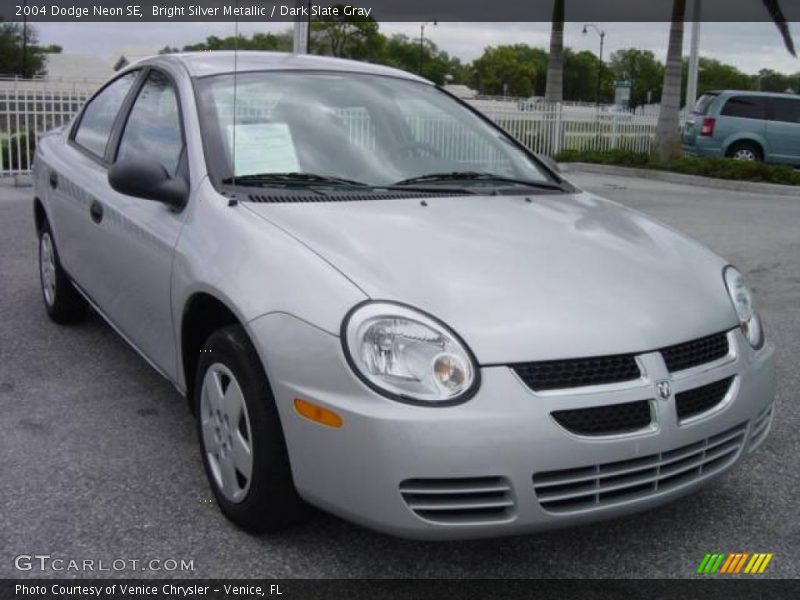 Bright Silver Metallic / Dark Slate Gray 2004 Dodge Neon SE