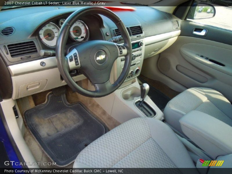 Laser Blue Metallic / Gray 2007 Chevrolet Cobalt LT Sedan