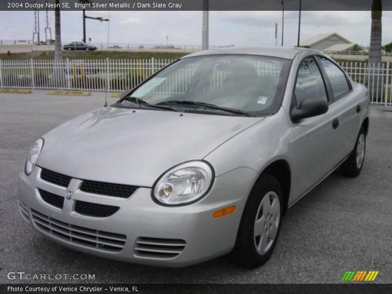 Bright Silver Metallic / Dark Slate Gray 2004 Dodge Neon SE