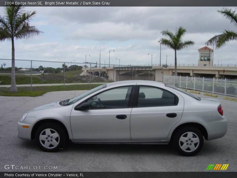 Bright Silver Metallic / Dark Slate Gray 2004 Dodge Neon SE