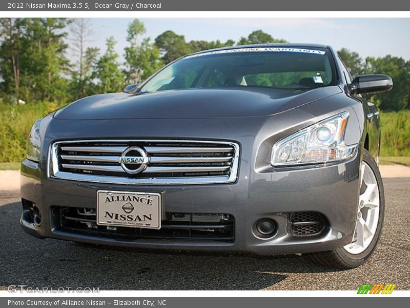 Ocean Gray / Charcoal 2012 Nissan Maxima 3.5 S