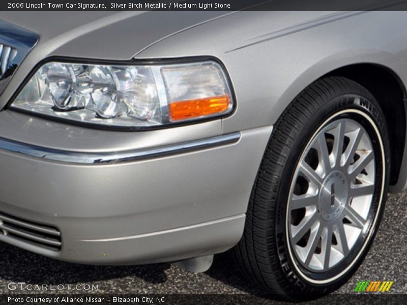 Silver Birch Metallic / Medium Light Stone 2006 Lincoln Town Car Signature