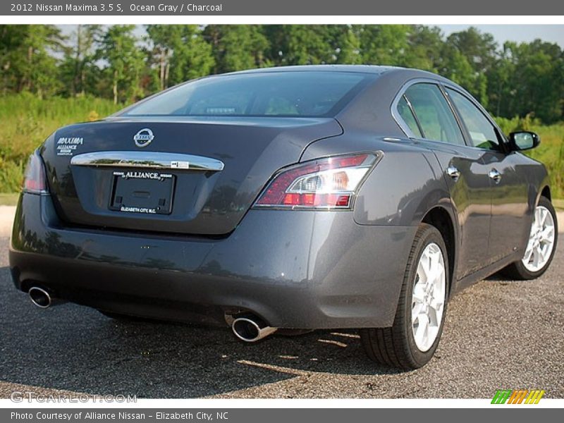 Ocean Gray / Charcoal 2012 Nissan Maxima 3.5 S