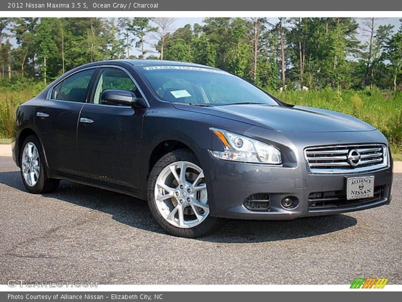 Ocean Gray / Charcoal 2012 Nissan Maxima 3.5 S