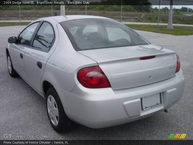 Bright Silver Metallic / Dark Slate Gray 2004 Dodge Neon SE