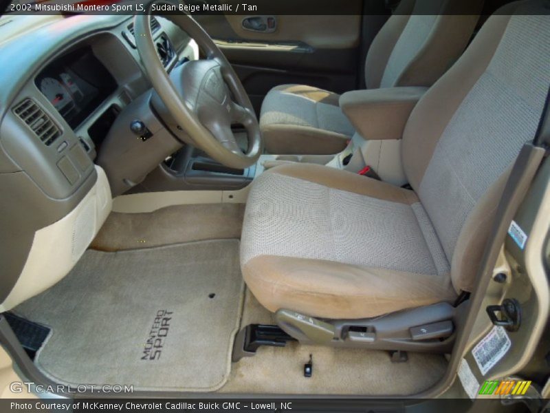  2002 Montero Sport LS Tan Interior