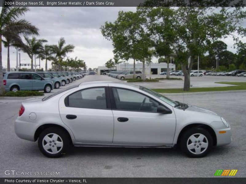 Bright Silver Metallic / Dark Slate Gray 2004 Dodge Neon SE