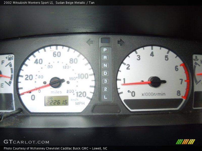  2002 Montero Sport LS LS Gauges