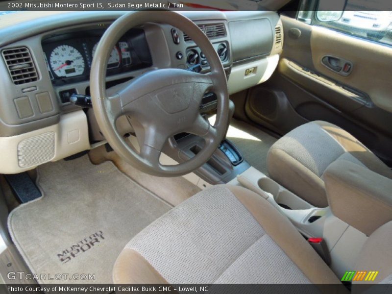 Tan Interior - 2002 Montero Sport LS 