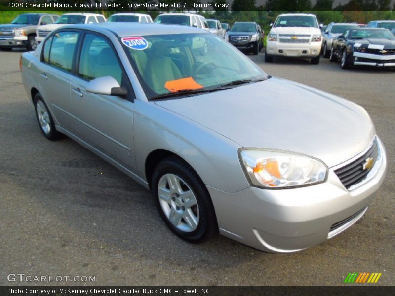 Silverstone Metallic / Titanium Gray 2008 Chevrolet Malibu Classic LT Sedan