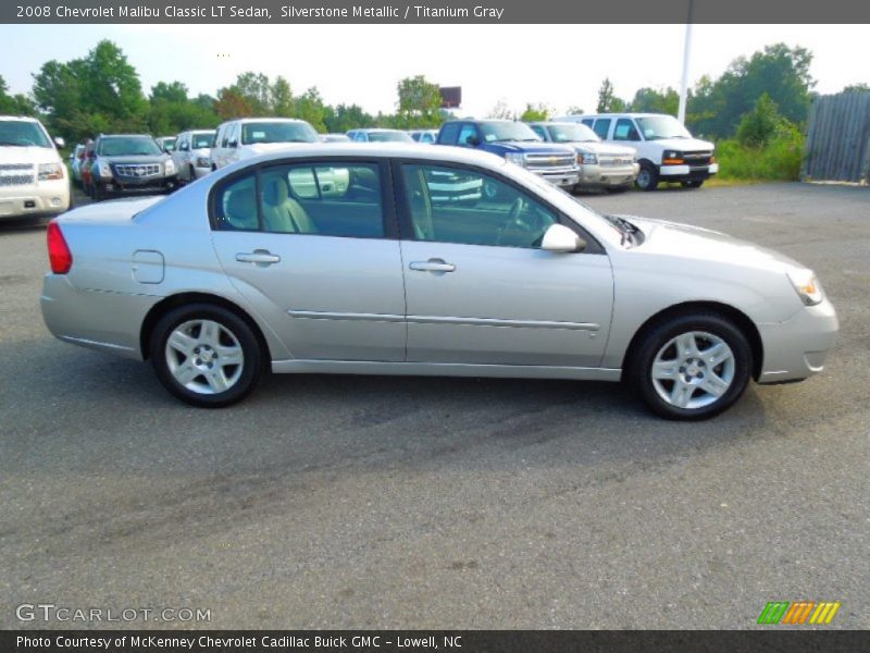 Silverstone Metallic / Titanium Gray 2008 Chevrolet Malibu Classic LT Sedan