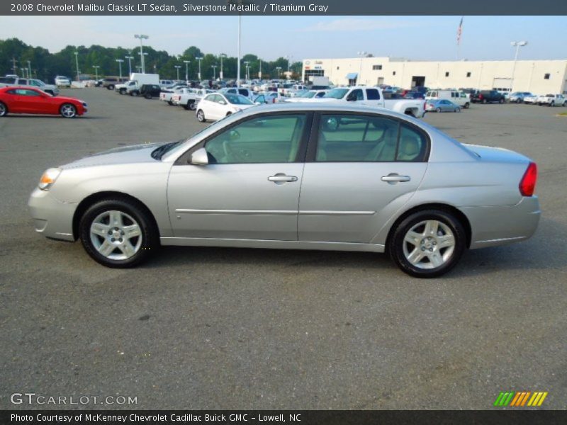 Silverstone Metallic / Titanium Gray 2008 Chevrolet Malibu Classic LT Sedan