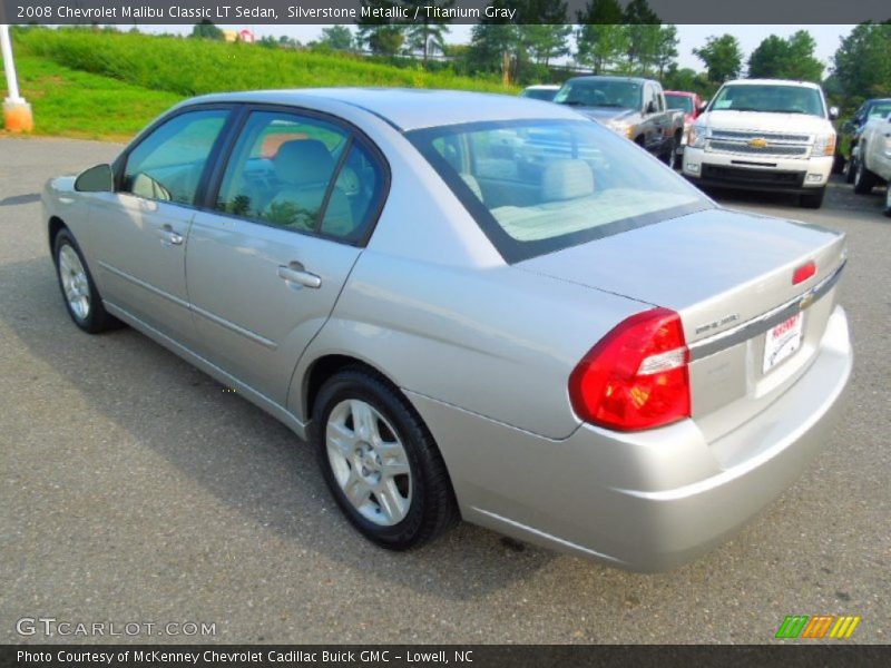 Silverstone Metallic / Titanium Gray 2008 Chevrolet Malibu Classic LT Sedan