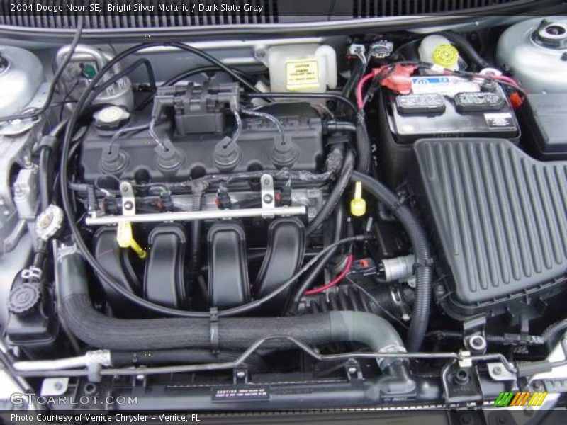 Bright Silver Metallic / Dark Slate Gray 2004 Dodge Neon SE