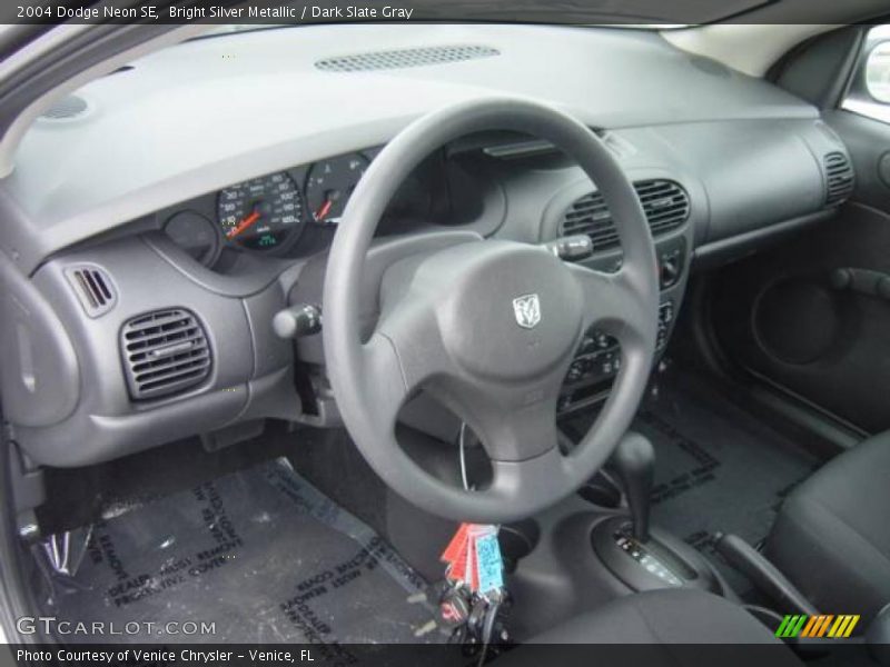 Bright Silver Metallic / Dark Slate Gray 2004 Dodge Neon SE
