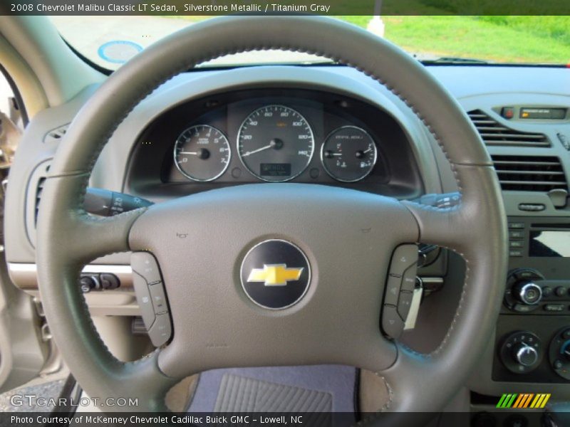 Silverstone Metallic / Titanium Gray 2008 Chevrolet Malibu Classic LT Sedan