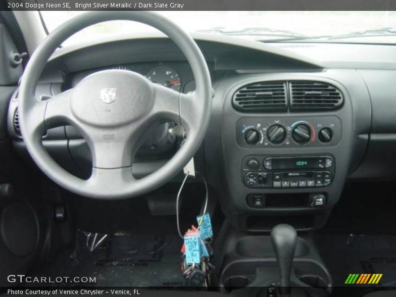Bright Silver Metallic / Dark Slate Gray 2004 Dodge Neon SE