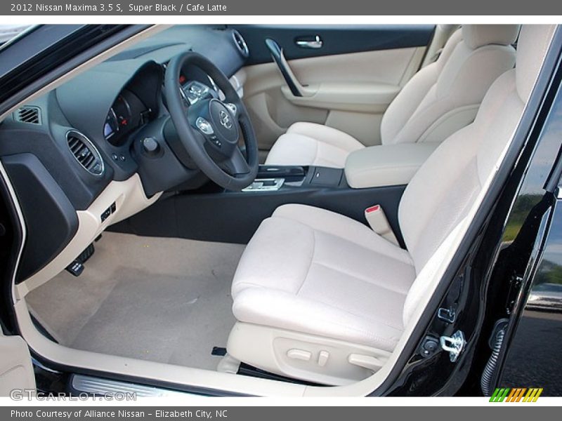 Super Black / Cafe Latte 2012 Nissan Maxima 3.5 S