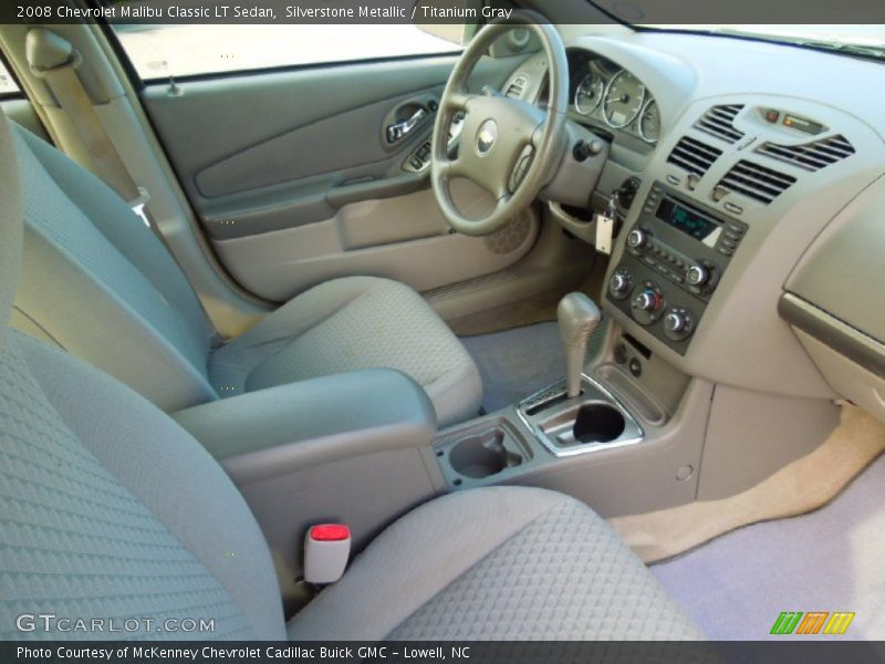 Silverstone Metallic / Titanium Gray 2008 Chevrolet Malibu Classic LT Sedan
