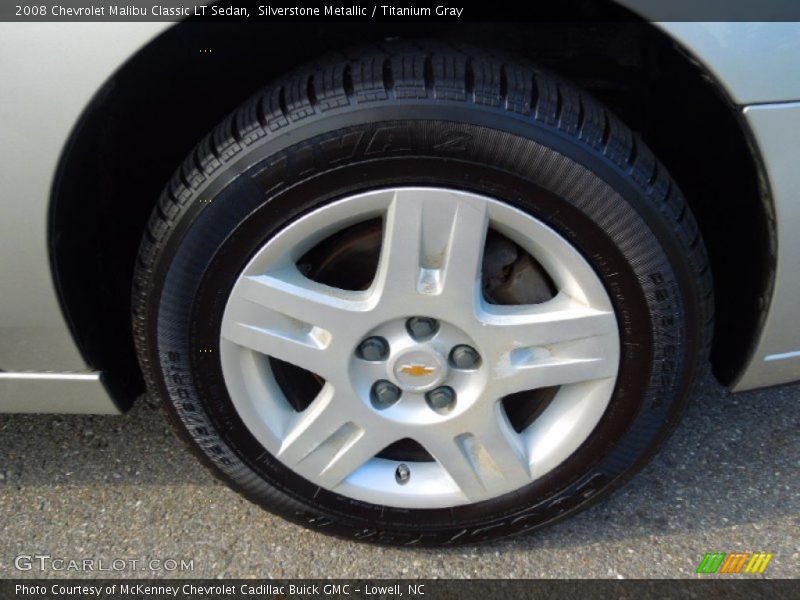 Silverstone Metallic / Titanium Gray 2008 Chevrolet Malibu Classic LT Sedan